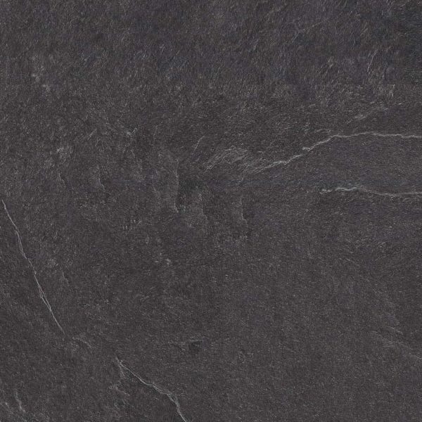 Muster 20x20cm, HPL carbon grau, 13mm, schräge Kante