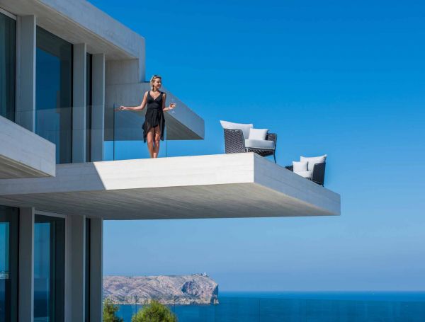 Palm Lounge Sessel, cross weaving