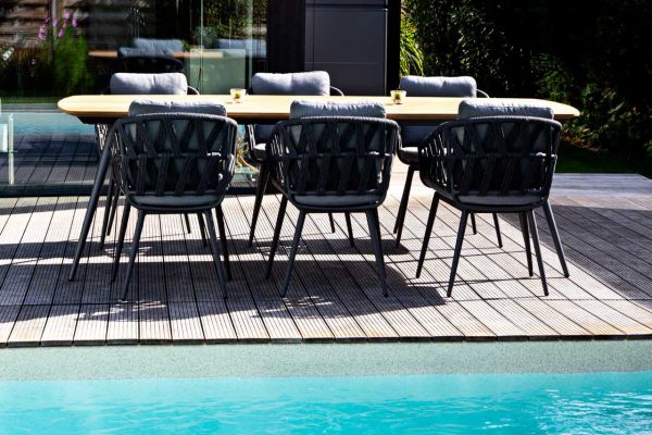 Palm Sessel cross weaving