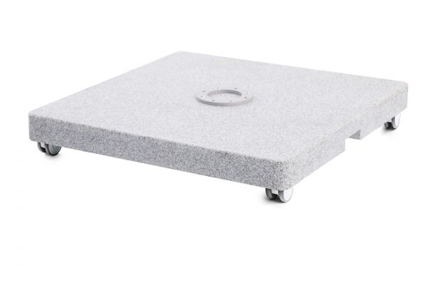 Granitsockel 130kg mit Rollen für Freiarmschirme